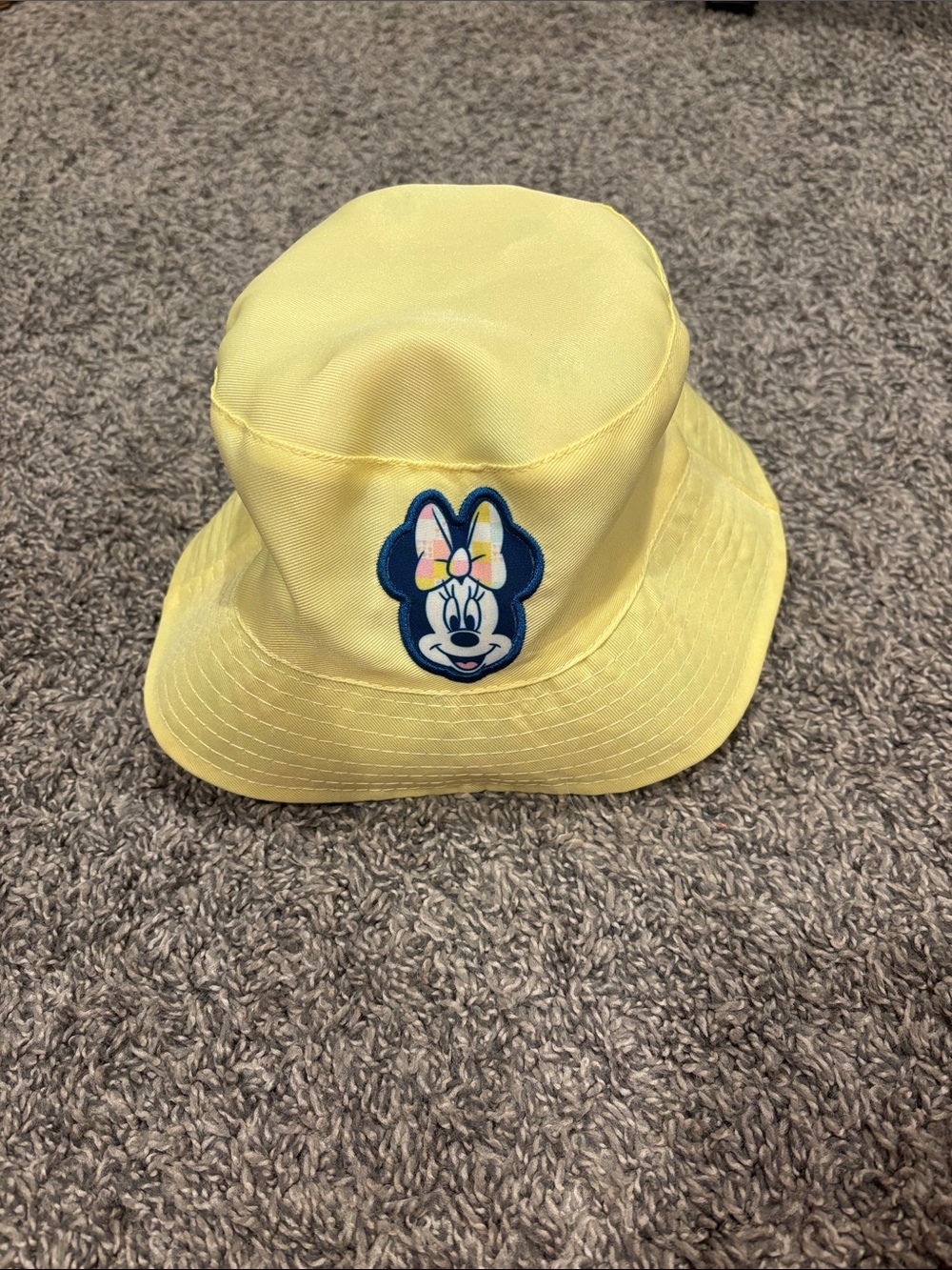 Disney Yellow Minnie Mouse Bucket Hat for Kids